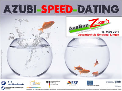 Azubi-Speed-Dating Plakat